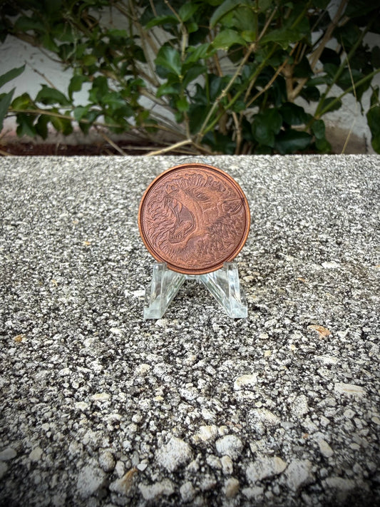 Copper Growler Coin
